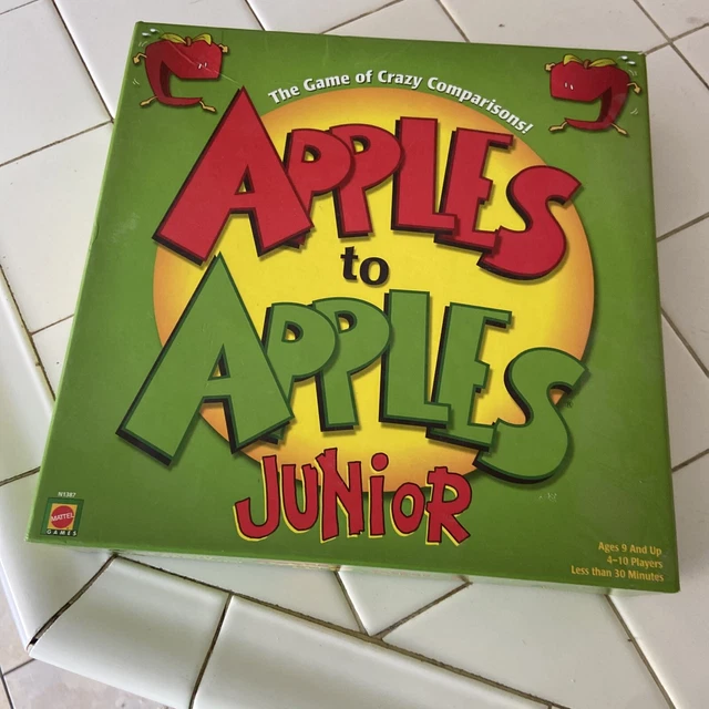 MATTEL GAMES APPLES to Apples Junior The Game of Crazy Comparisons