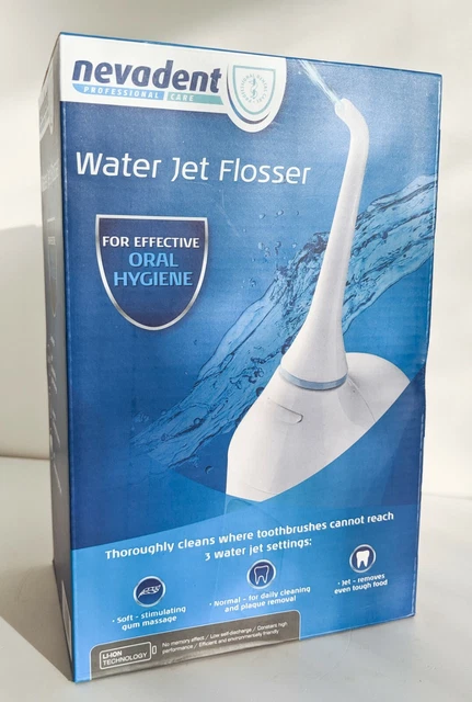 Wasserstrahl Zahnseide Spülung Kabelloser Zahnreiniger Zähne NEVADENT PROFESSIONAL