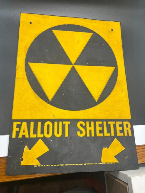 FALLOUT Shelter Metal Sign