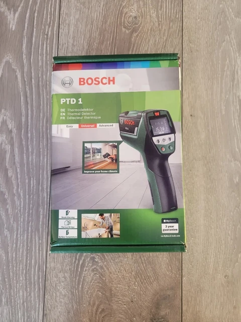 Detector térmico Bosch PTD 1 termómetro infrarrojo termodetector -20°C...+200°C