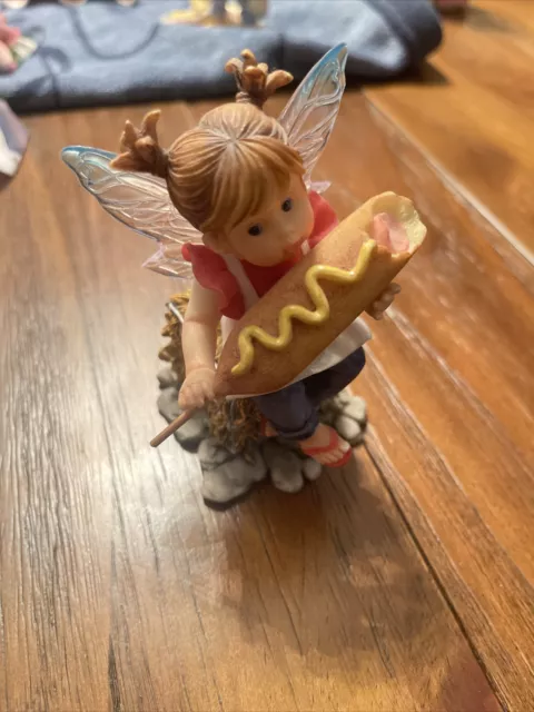 Enesco My Little Kitchen Fairies Corn Dog Fairie Corndog Hotdog State Fair Fairy