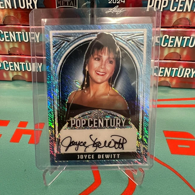 2024 FEUILLE MÉTAL pop siècle Joyce Dewitt Auto 13/15 bleu platine