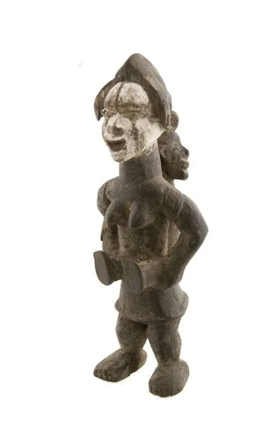 Estatua Fetiche Maternidad Idoma - Nigeria - Arte Africana Primer -aa 587