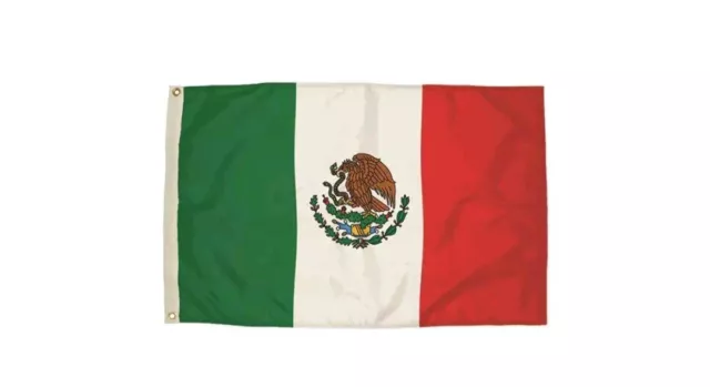 New 3x5 Feet Polyester Mexico Flag Mexican Banner Pennant Bandera Indoor Outdoor