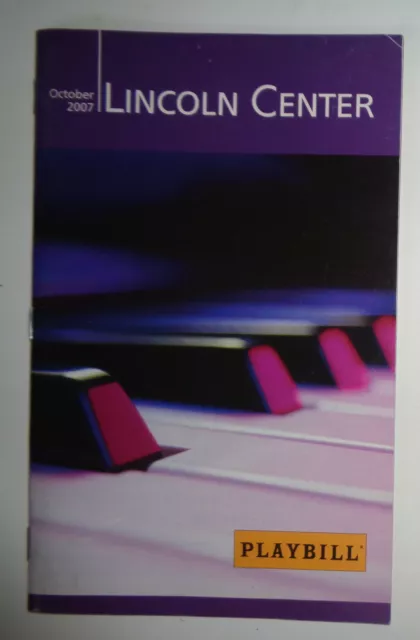 Neil Sedaka, 50 Anni Di Hits - Playbill - Ottobre 26, 2007 Lincoln Centro
