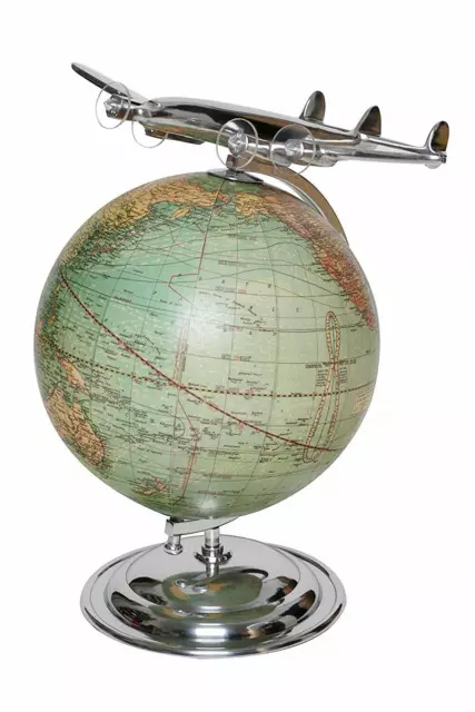 globe terrestre Vintage Au sommet du monde
