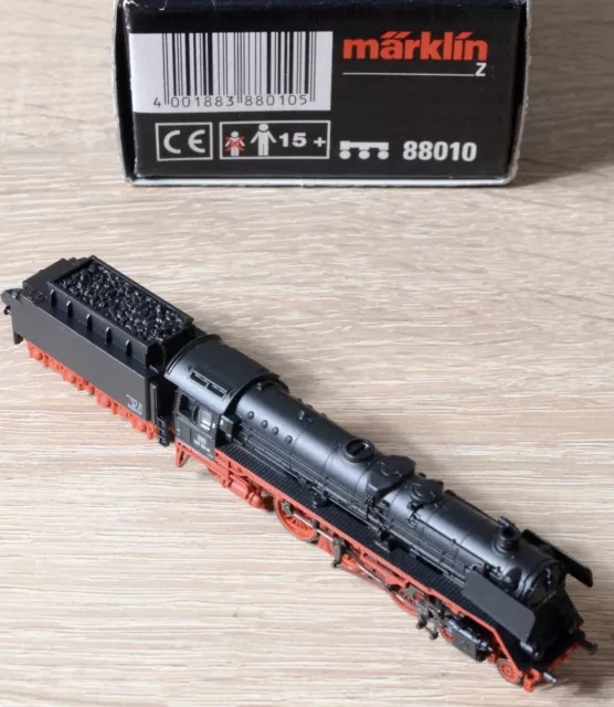 Märklin mini-club Dampflok mit Tender BR 001 DB / MHI / Zertifikat / Neuwertig