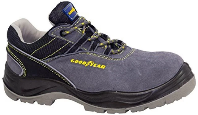 (TG. 43) GOODYEAR g138107 C - Scarpe in pelle crosta) colore: grigio, grigio, G1