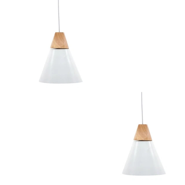 2pcs Pendelleuchte Nordische Stil Pendelleuchte leichte verstellbare moderne