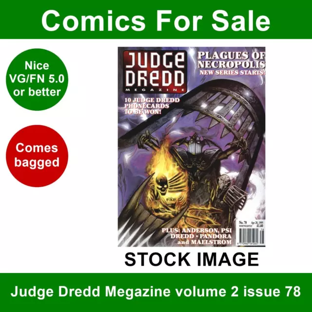 Judge Dredd Megazine Vol 2 no 78 - Nice (VG/FN) - 28 April 1995