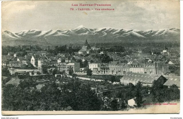 CPA - Carte postale -France - Tarbes - Vue générale - 1918 (CP718)