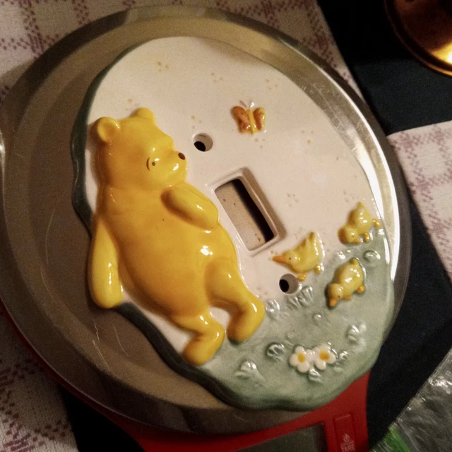 VINTAGE CLASSIC WINNIE The Pooh Oval Switchplate Cover Designed By