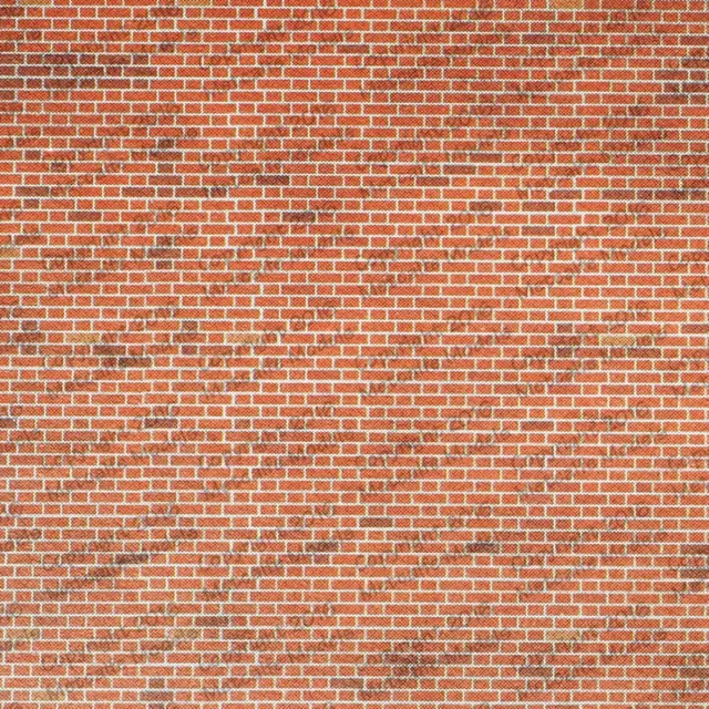 Metcalfe M0054 OO/HO Gauge Red Brick Sheets