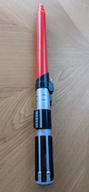 2009 Star Wars Darth Vader Lightsaber Hasbro  Lights & Sounds Extendable Cosplay