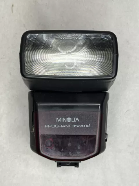 Minolta Maxxum 3500xi Shoe Mount Bounce Flash for Film Cameras