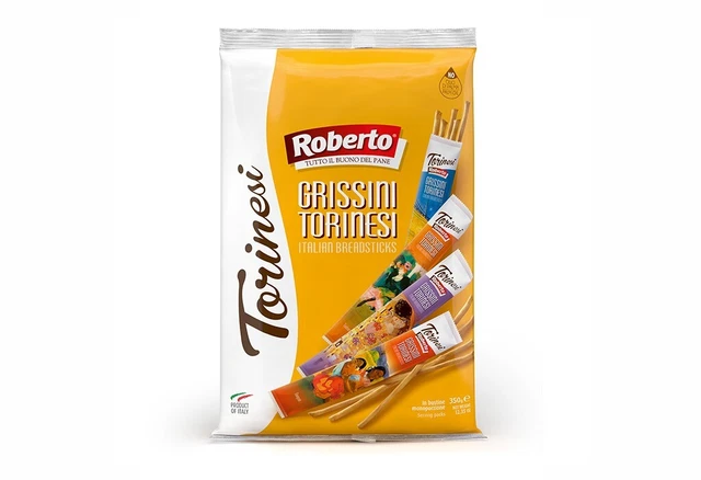 Grissini Torinesi Ristorante Roberto - 10 Confezioni da 350gr (formato bustine m