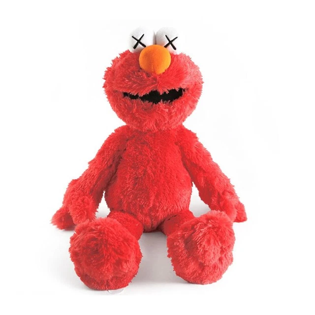 Kaws Sesame Street Plush Doll Ernie Bert Elmo Cookie Monster Big Bird 45cm
