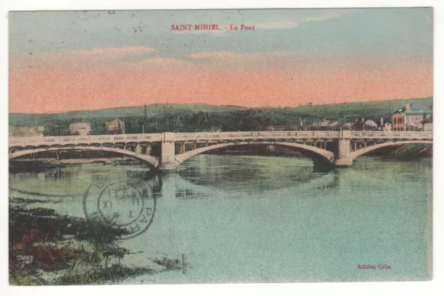 Rare Cpa 55 - Saint-Mihiel - Le Pont (Meuse) - Écrite - Ttb