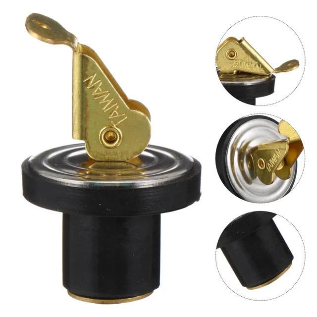 Bouchon Vidange Bateau 30mm - Laiton Et Caoutchouc - Étanche Anti-vibration