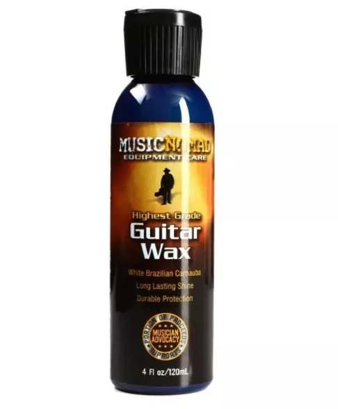 Music Nomad Premium Guitar Wax - Highest Grade White Brazillian Carnauba - 4 fl.