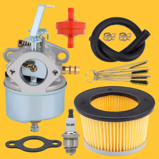 Carburetor for Tecumseh H30 H50 H60 HH60 632230 632272 Engine air filter kit