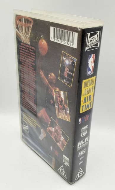 Current Time In England MICHAEL JORDAN AIR Time VHS Video Cassette l993 NBA Basketball Chicago ...
