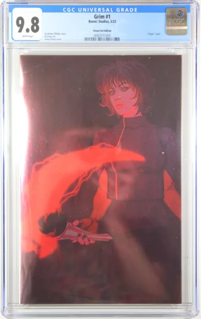 Grim #1 (Jenny Frison Foil Virgin Variant) Comic Book ~ Cgc Graded 9.8 Nm/M