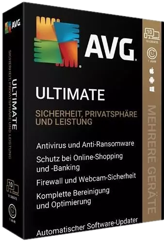 AVG Ultimate 2024 | 1-10 Geräte | 1-3 Jahre | Neu | Blitzversand ✔ | ESD + Key ✔