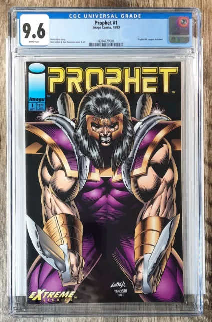Prophet #1 CGC 9.6 NM+ (1993 Image Comics) Liefeld #0 Coupon Included Movie soon