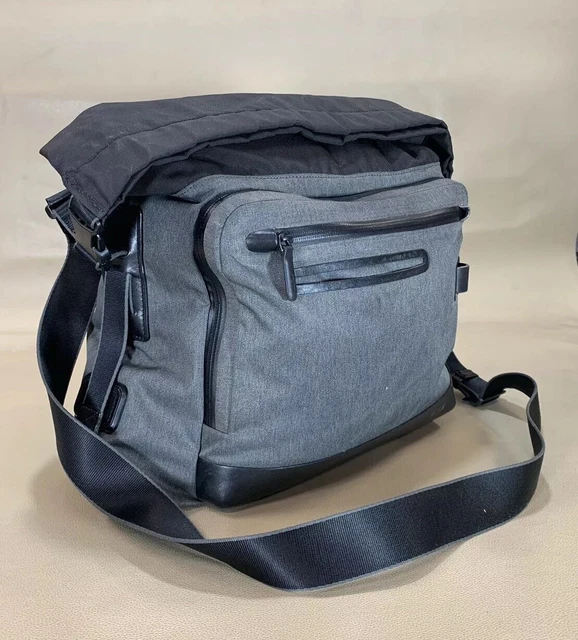 Preowned Tumi Gray Tahoe Marino Roll Top Messenger Travel Luggage Bag #79812GRY 2
