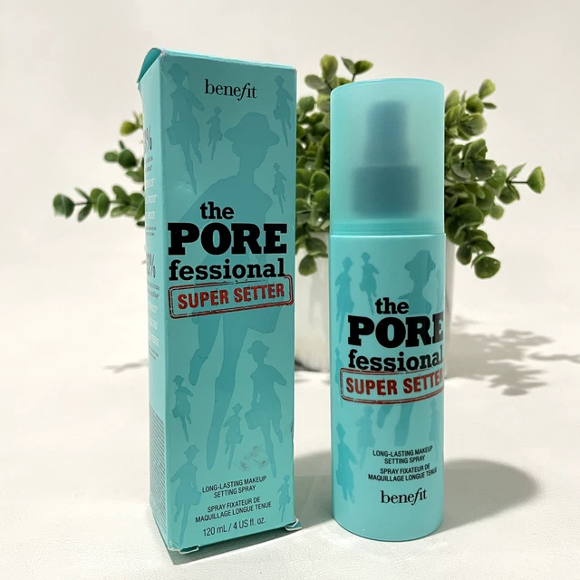 Benefit The POREfessional: Super Setter Makeup Setting Spray 4.0 oz Authentic