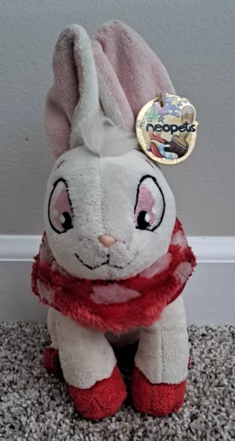 2006 Neopets Red Cybunny Plush 6" Inch Toy Doll w/ Tag