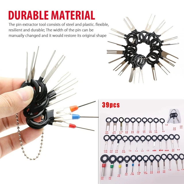 Kit 21 Pièces Outils D'extraction De Bornes Câblage Voiture - Neuf Universel