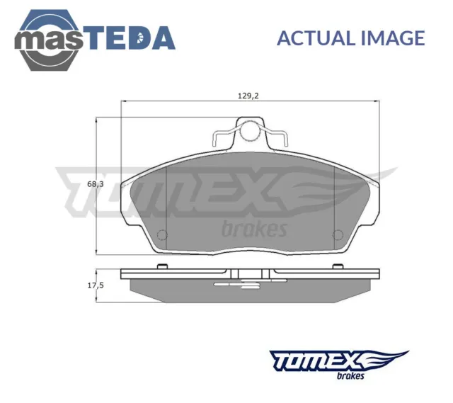 Tx 11-511 Brake Pads Set Braking Pad Front Tomex Brakes New Oe Replacement