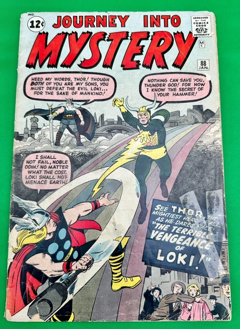Journey into Mystery #88 (1963) 2nd Appearance of Loki Low Grade!