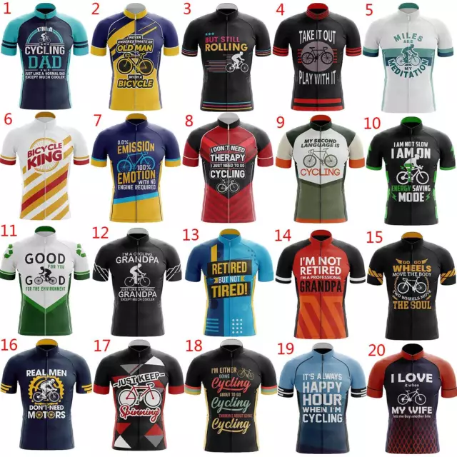 Funny Cycle Jersey Men's Bike Bicycle Jersey Novelty Cycling Shirt Reflective