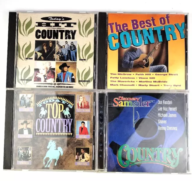 Top country Lot of 4 Today's Hit Country Best of country today's top country