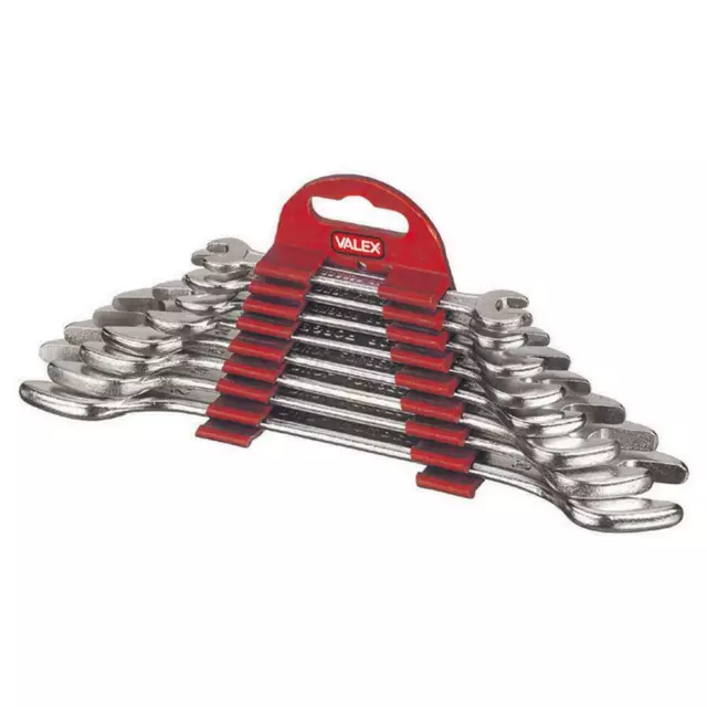 SERIE SET 8PZ CHIAVI FORCHETTA DOPPIA 8-22mm VALEX INGLESE FORCHETTA 1460794