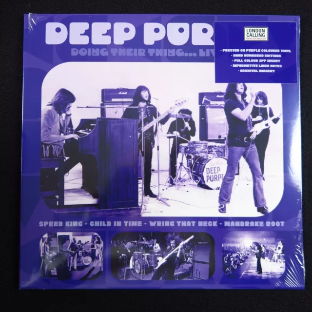 Deep Purple - Doing Their Thing… Live 1970 (Vinyl, New & Sealed) 10" LP