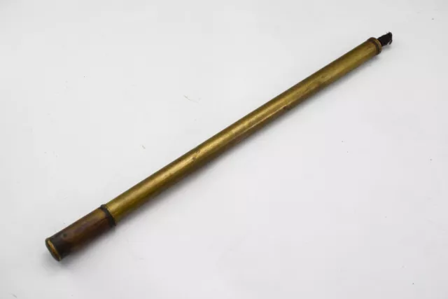 BRASS VINTAGE BICYCLE PUMP, C.1940s, 19"