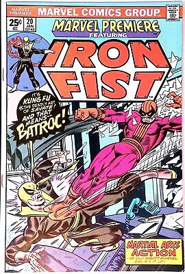 Marvel Premiere featuring Iron Fist vol 1 # 20 1974