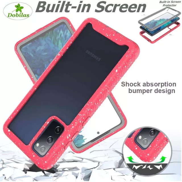 Rugged Shock Proof Heavy Duty Armor Tough Hard Clear Case Cover For Mobile Phone