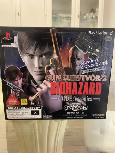 Gun Survivor 2 Biohazard CODE Veronica GunCon - Complete  NTSC- J