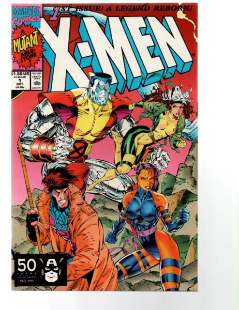 Marvel Comics: X-Men #1 1991 Colossus/Gambit Cover - NM to NM+ (9.4 to 9.6)