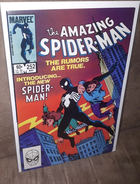 Amazing Spider-Man 252 1984 1st app Black Costume Venom CLEAN Comic Book KEY 🗝