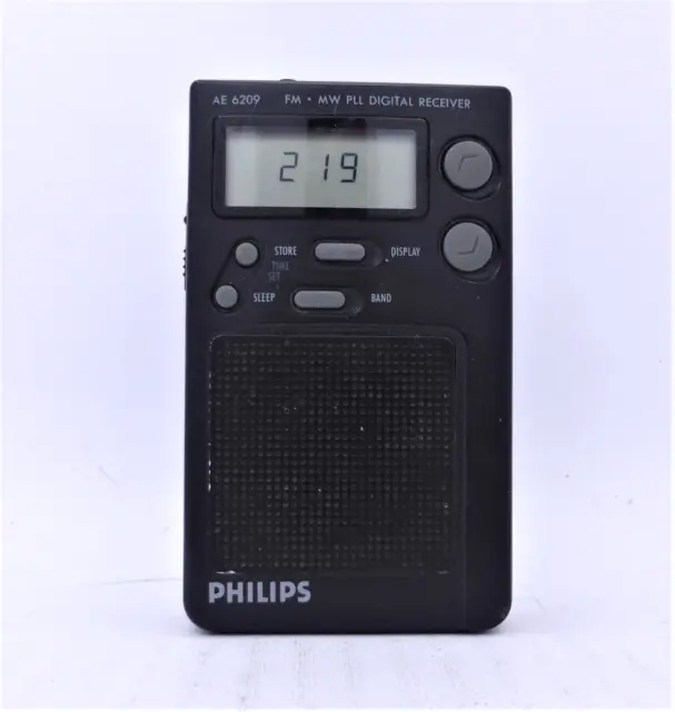 Radio PHILIPS AE6209 AM  FM Digital Receiver Radiolina Vintage Portatile