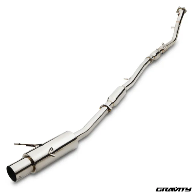 3" Stainless Full Decat De Cat Exhaust System For Subaru Impreza Wrx Sti Gda Gdb