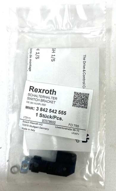 Rexroth 3 842 542 555, 3842542555 Schalterhalter Switch Bracket