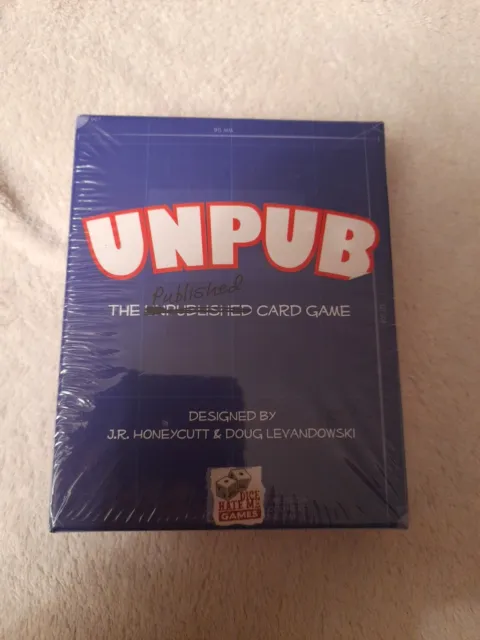 UNPUB The Unpublished Card Game Dice hate me board games (2015) NEW &SEALED