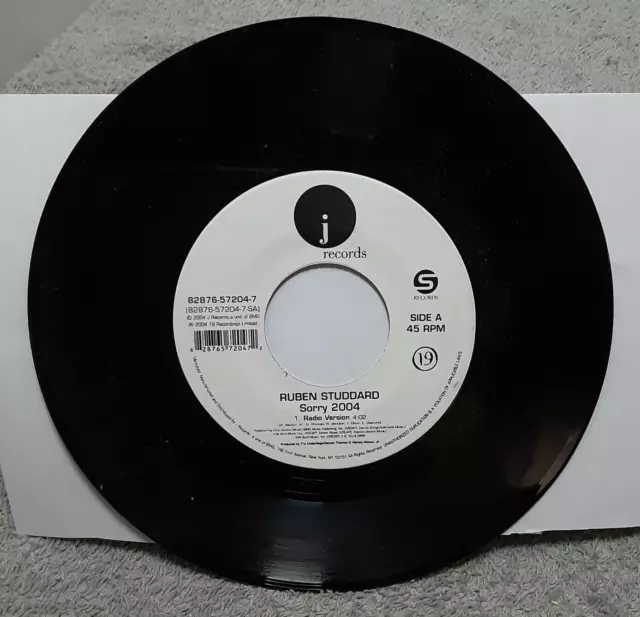Ruben Studdard Sorry 2004 45 Rpm Record 2004